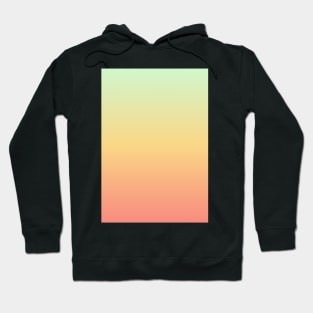 Green Red Gradient Fashion Print Hoodie